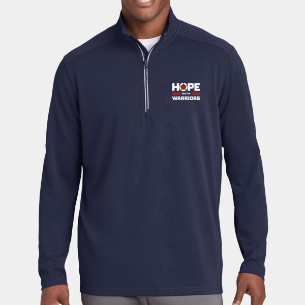 Sport Wick ® Textured 1/4 Zip Pullover Thumbnail